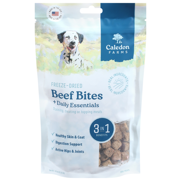 Caledon Farms Freeze Dried Beef Bites Daily Essentials Dog Treats
