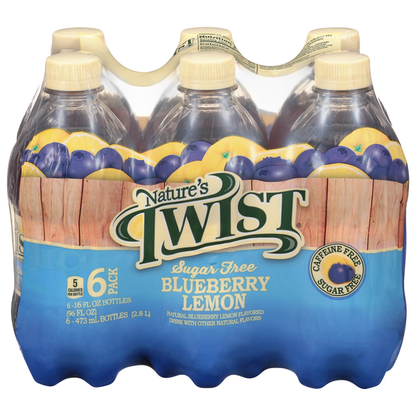 Save on Nature's Twist Blueberry Lemon Flavored Drink Sugar Free 6 pk Order Online Delivery