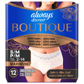 Always Discreet Boutique Women's Incontinence Underwear Maximum S/M