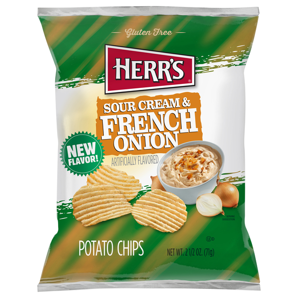 Herr's Sour Cream & French Onion Potato Chips