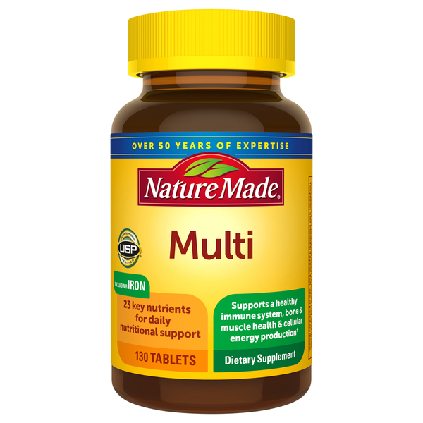 Nature Made Multi Including Iron Dietary Supplement Tablets