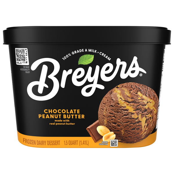 Breyers Light Chocolate Peanut Butter Ice Cream