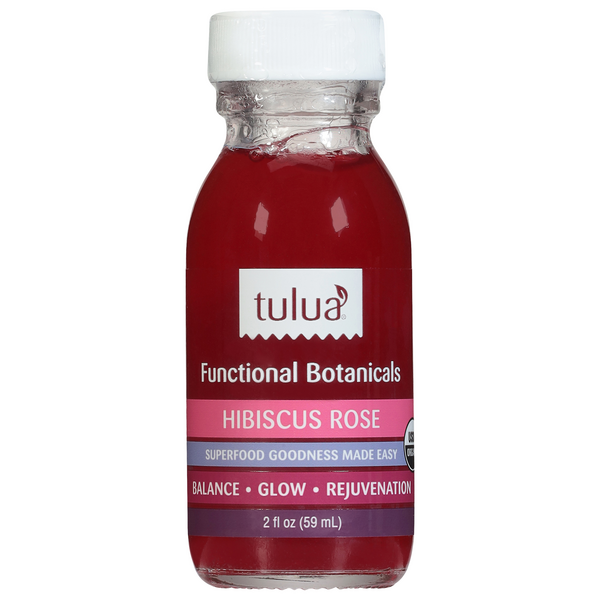 Tulua Organic Hibiscus Rose Functional Botanicals Shot Refrigerated