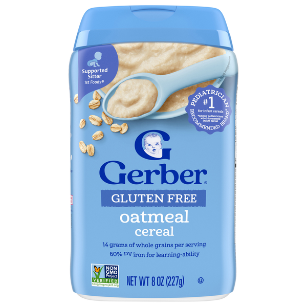 Gerber Gluten Free 1st Food Oatmeal Cereal