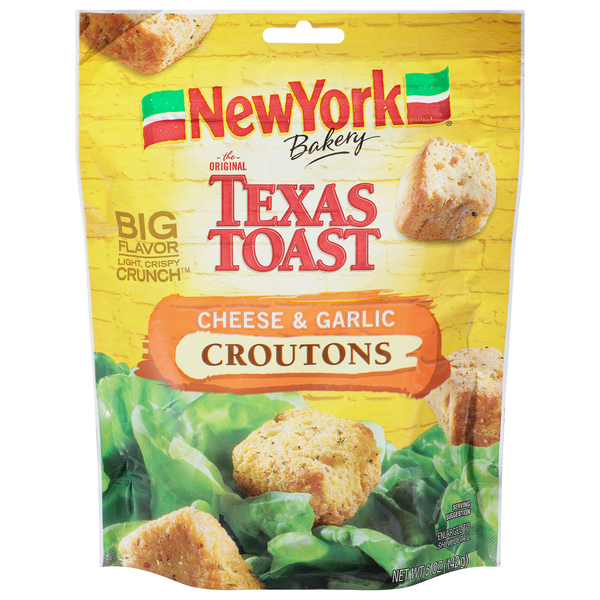 New York Bakery Texas Toast Cheese & Garlic Croutons