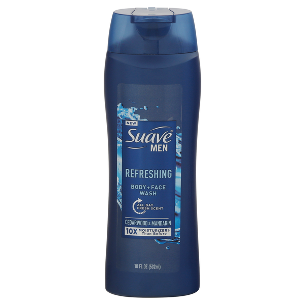 Suave Men Refreshing Body & Face Wash