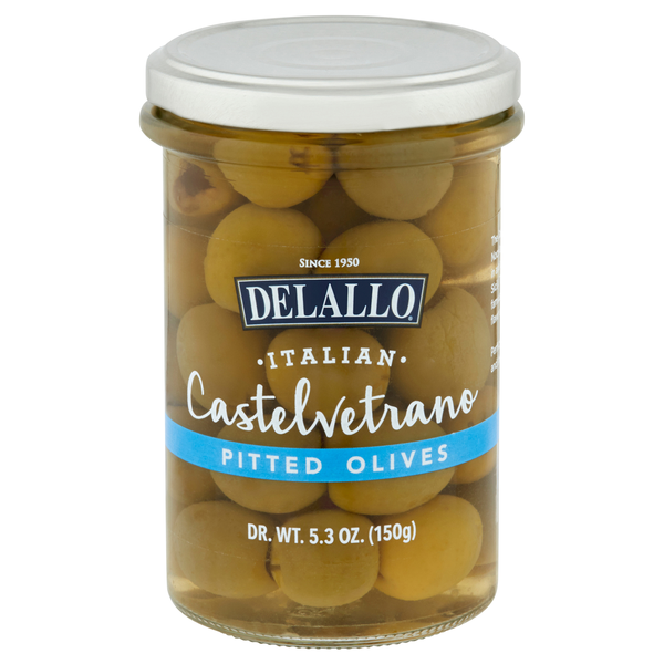 DeLallo Italian Castelvetrano Pitted Olives