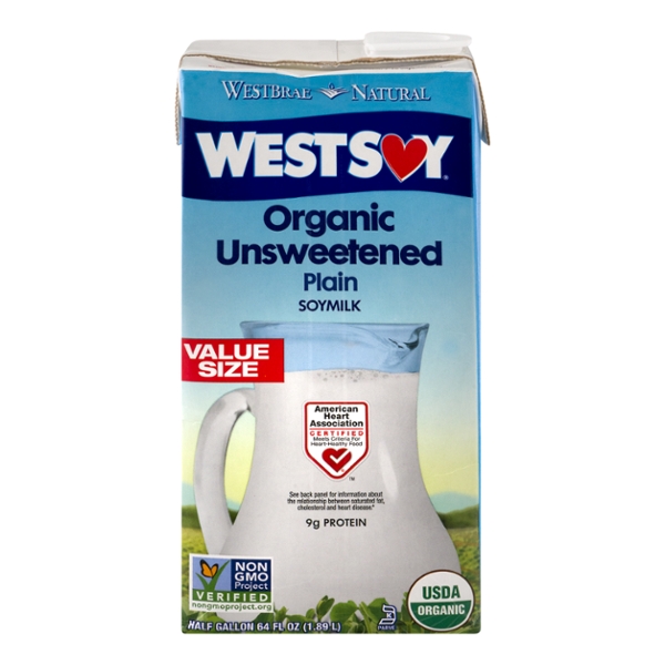 Save on WestSoy Soy Milk Original Unsweetened Organic Order Online
