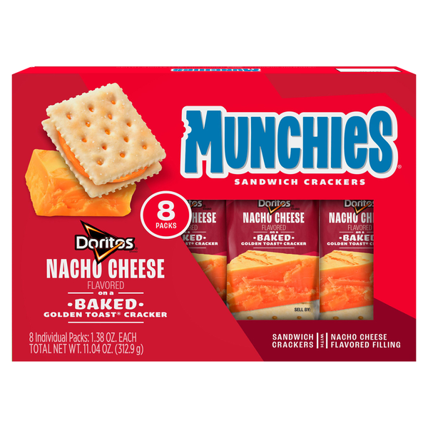 Save on Munchies Sandwich Crackers Nacho Cheese 8 ct Order Online