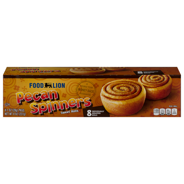 Save on Food Lion Sweet Rolls Pecan Spinners 8 ct Order Online