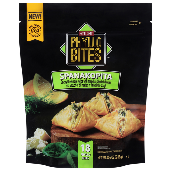 Athens Spanakopita Phyllo Bites - 18 ct Frozen