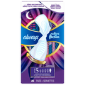 Always Radiant Size 5 Light Clean Scent Extra Heavy Overnight Pads w/Wings