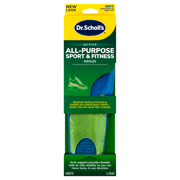 Dr. Scholl's Sport Messaging Gel Advanced Insoles Men Size 8-14