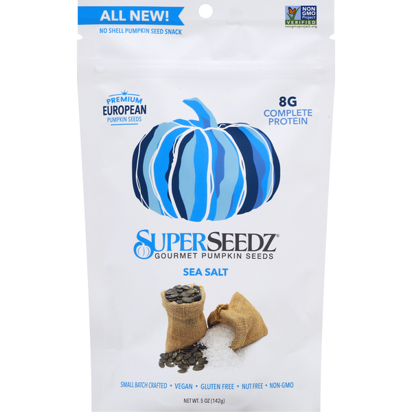 SuperSeedz Gourmet Pumpkin Seeds Sea Salt