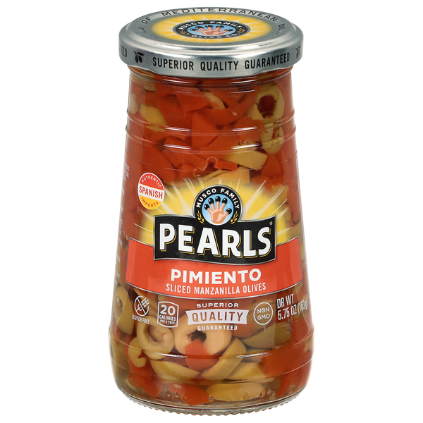 Pearls Spanish Sliced Pimiento Manzanilla Olives