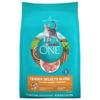 Purina ONE Tender Selects Blend Natural Real Chicken Adult Dry Cat Food
