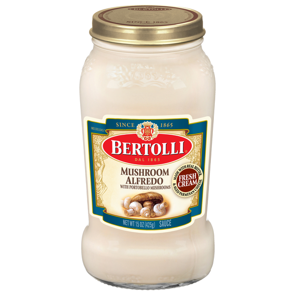 Bertolli Mushroom Alfredo Pasta Sauce
