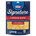 Kraft Signature Thick Cut Shredded Cheddar Cheese Blend