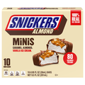 SNICKERS Almond Minis Vanilla Ice Cream Bars - 10 ct