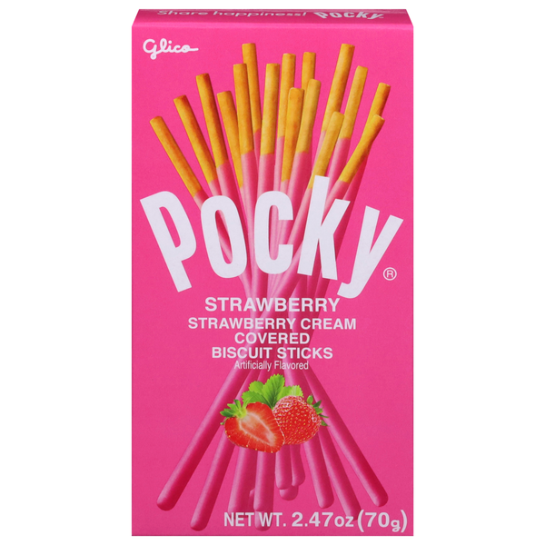 Pocky Strawberry Biscuit Sticks