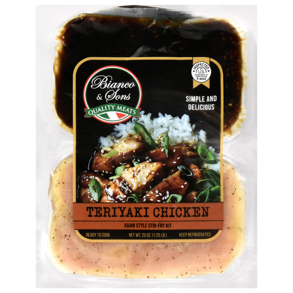 Bianco & Sons Asian Style Teriyaki Chicken Stir-Fry Kit