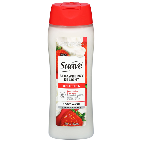 Suave Uplifting Strawberry Delight Body Wash