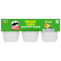 Pringles Snack Cups Sour Cream & Onion Potato Crisps - 12 ct
