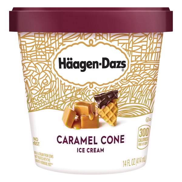Save on HaagenDazs Ice Cream Caramel Cone Order Online Delivery MARTIN�S