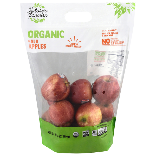 Nature's Promise Organic Gala Apples Bag