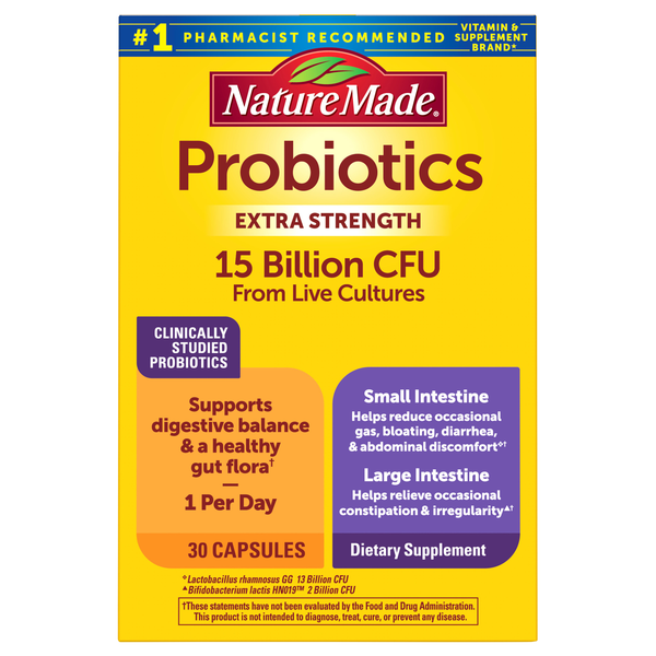 Nature Made Solutions Digestive Probiotics Advanced Dual Action Capsules