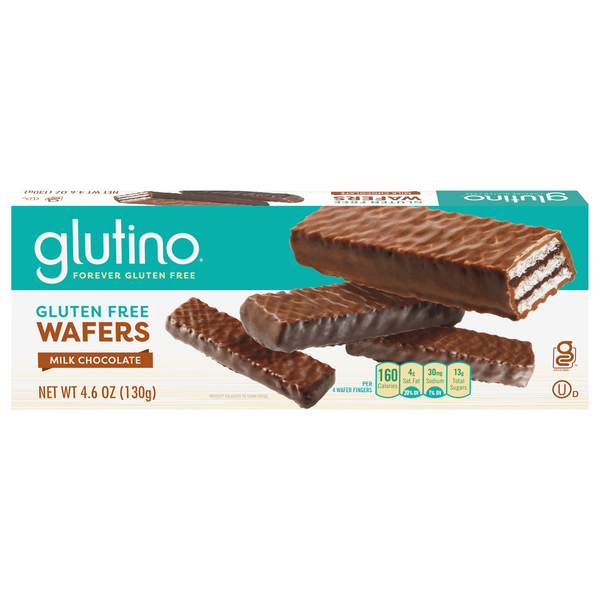 Save on Glutino Wafers Chocolate Milk Chocolate Coated Gluten Free