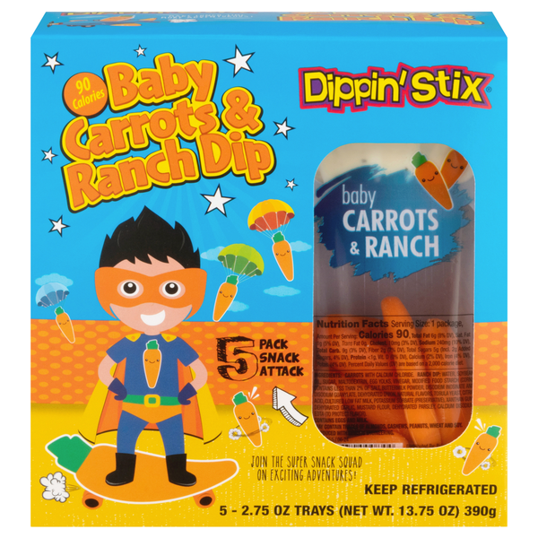 Dippin' Stix Baby Carrots & Ranch Dip - 5 ct