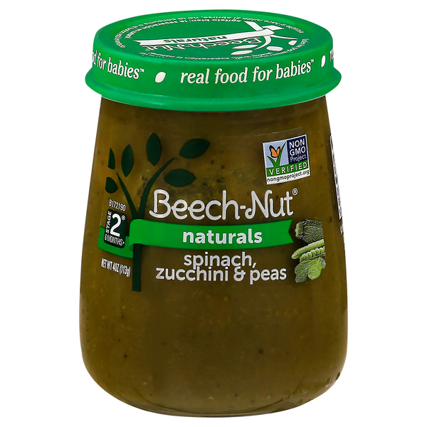 Save on BeechNut Naturals Stage 2 Baby Food Spinach Zucchini & Peas