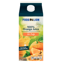 Food Lion No Pulp 100% Orange Juice