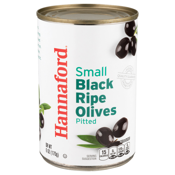 Hannaford Small Pitted Black Olives