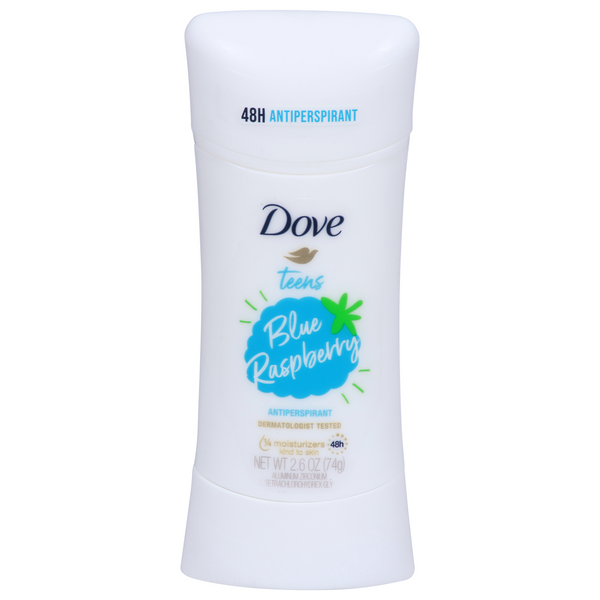 Save on Dove Teens Antiperspirant Blue Raspberry Order Online Delivery