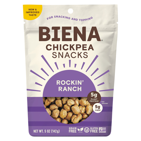 Biena Gluten Free Rockin' Ranch Chickpea Snacks