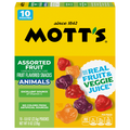 Mott's Animals Fruit Flavored Snacks Assorted Fruit - 10 ct