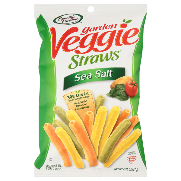 Sensible Portions Gluten Free Sea Salt Garden Veggie Straws