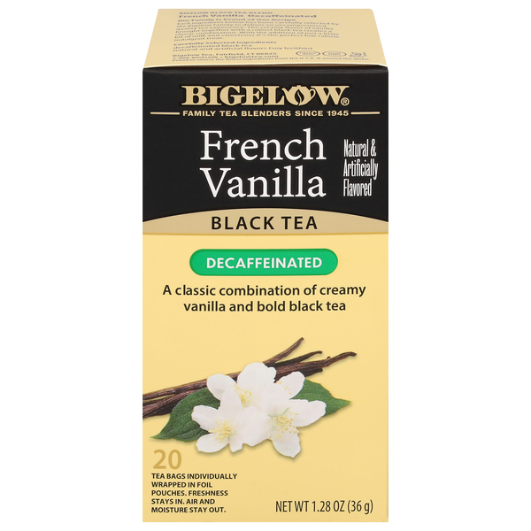 Bigelow Decaffeinated French Vanilla Black Tea Bags