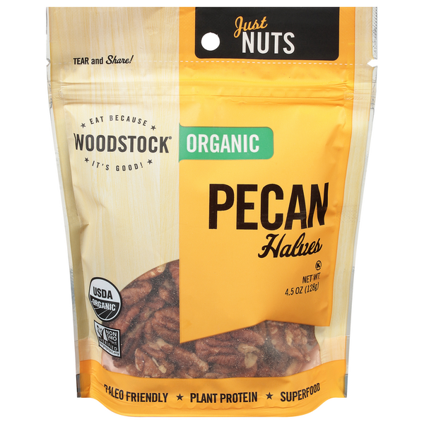 Woodstock Pecan Halves Organic