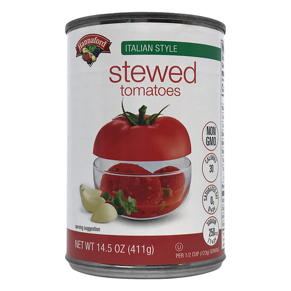 Hannaford Italian Style Stewed Tomatoes