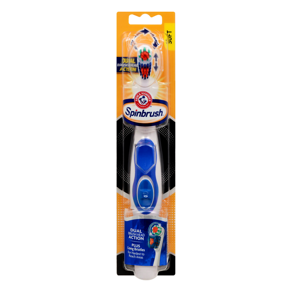Arm & Hammer Spinbrush Dual Action Toothbrush Soft