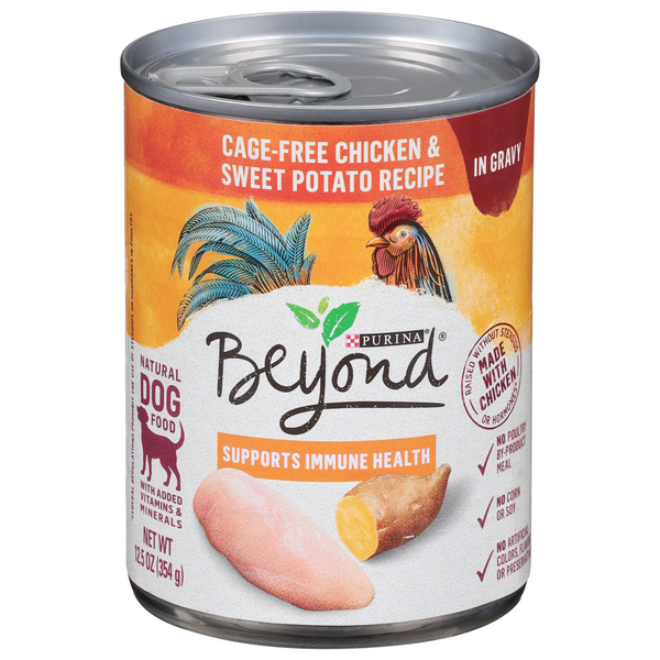 Beyond Natural Cage-Free Chicken & Sweet Potato in Gravy Wet Dog Food