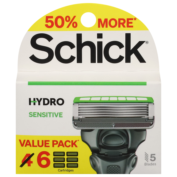 Schick Hydro Sensitive Razor Blade Cartridges
