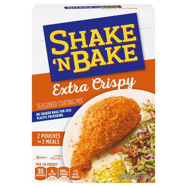 Shake 'N Bake Extra Crispy Chicken or Pork Seasoned Coating Mix - 2 ct