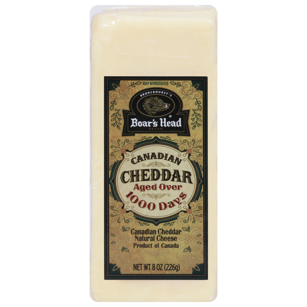 Save on Boar's Head Aged Cheddar Cheese Canadian Chunk Order Online