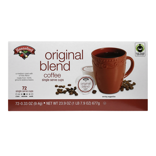 Hannaford Original Blend Medium Coffee Single Serve Cups