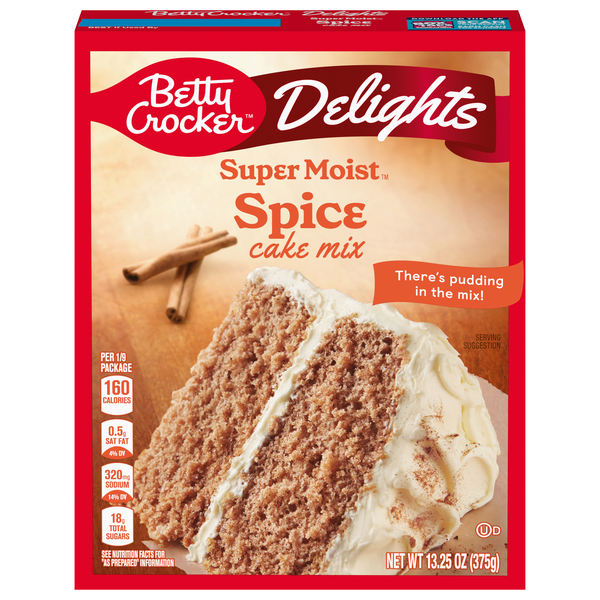 Betty Crocker Delights Super Moist Spice Cake Mix