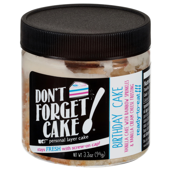 Don't Forget Cake! Birthday Cake Refrigerated